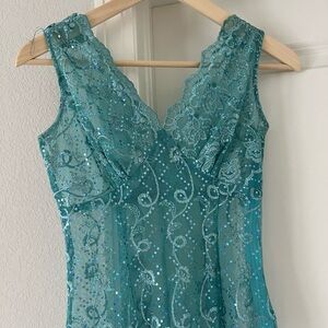 Sheer sparkly mermaid dress